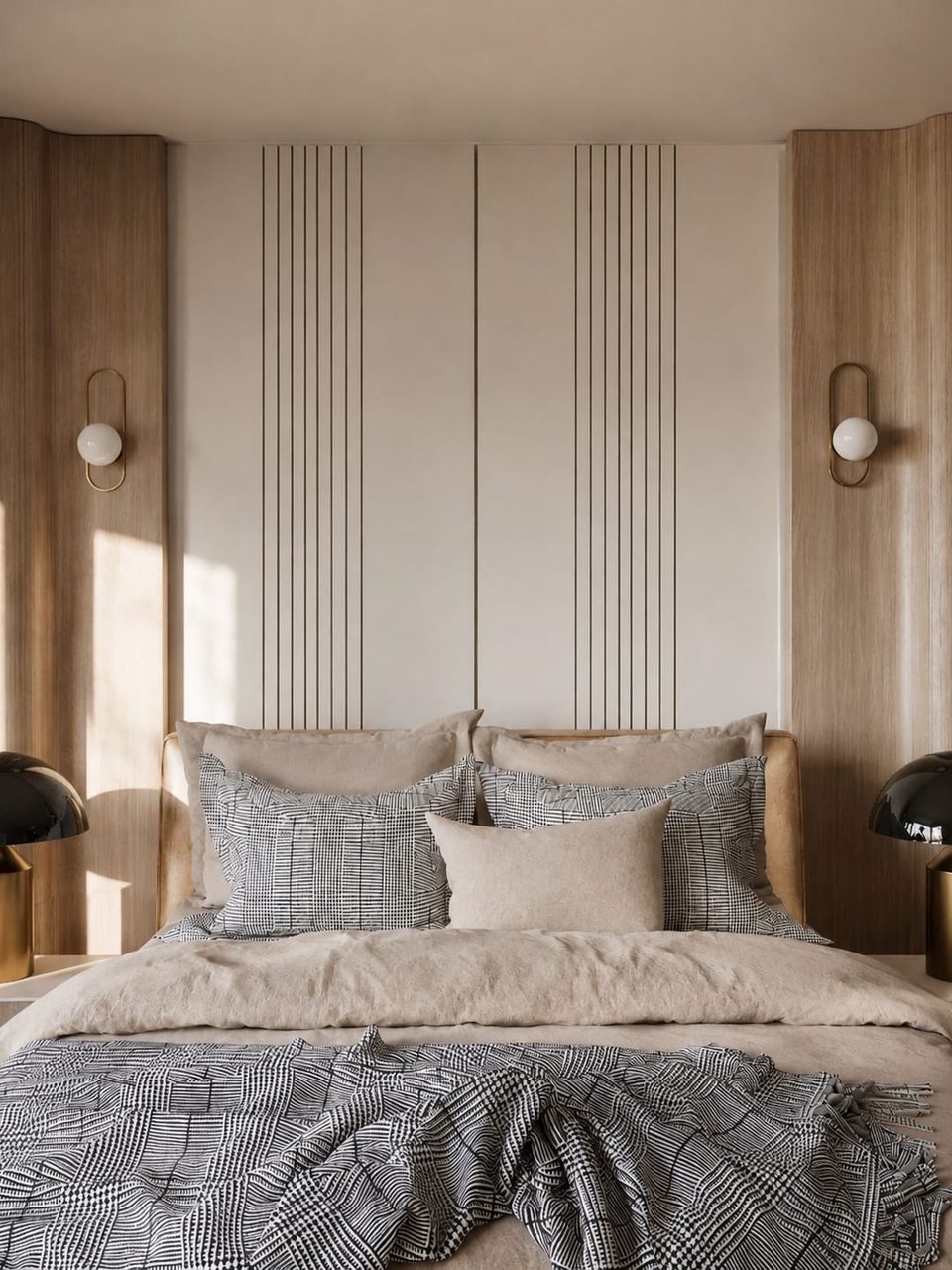 Clos Pecheret — chambre, rénovation de villa par Créa'Home