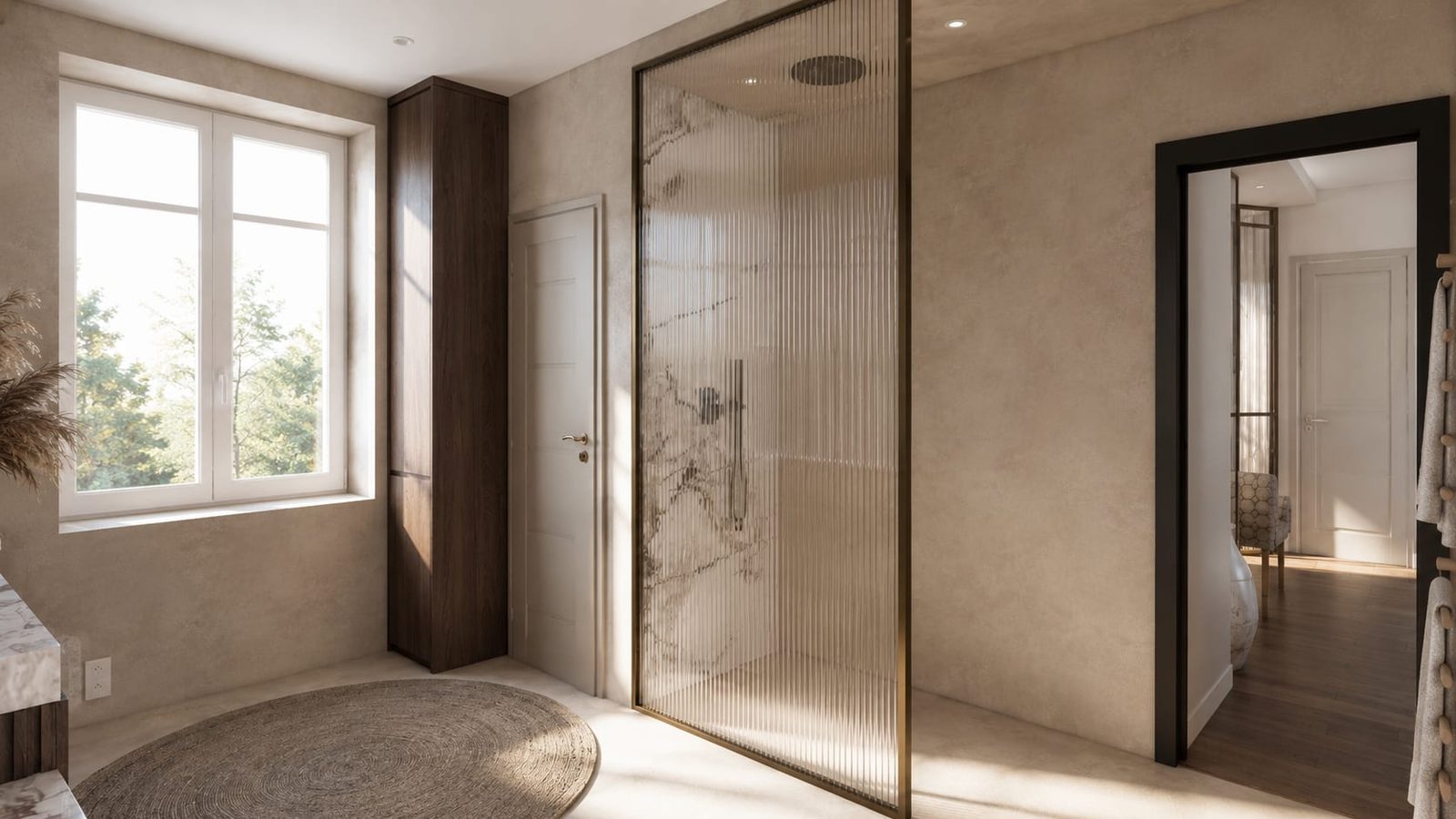 Rue du Temple, Paris — salle de bain, rénovation d'appartement par Créa'Home
