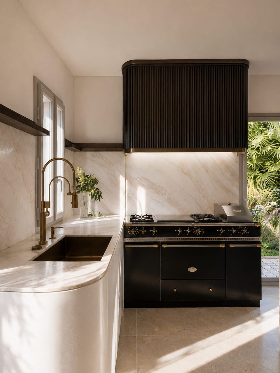 Clos Pecheret — cuisine, rénovation de villa par Créa'Home