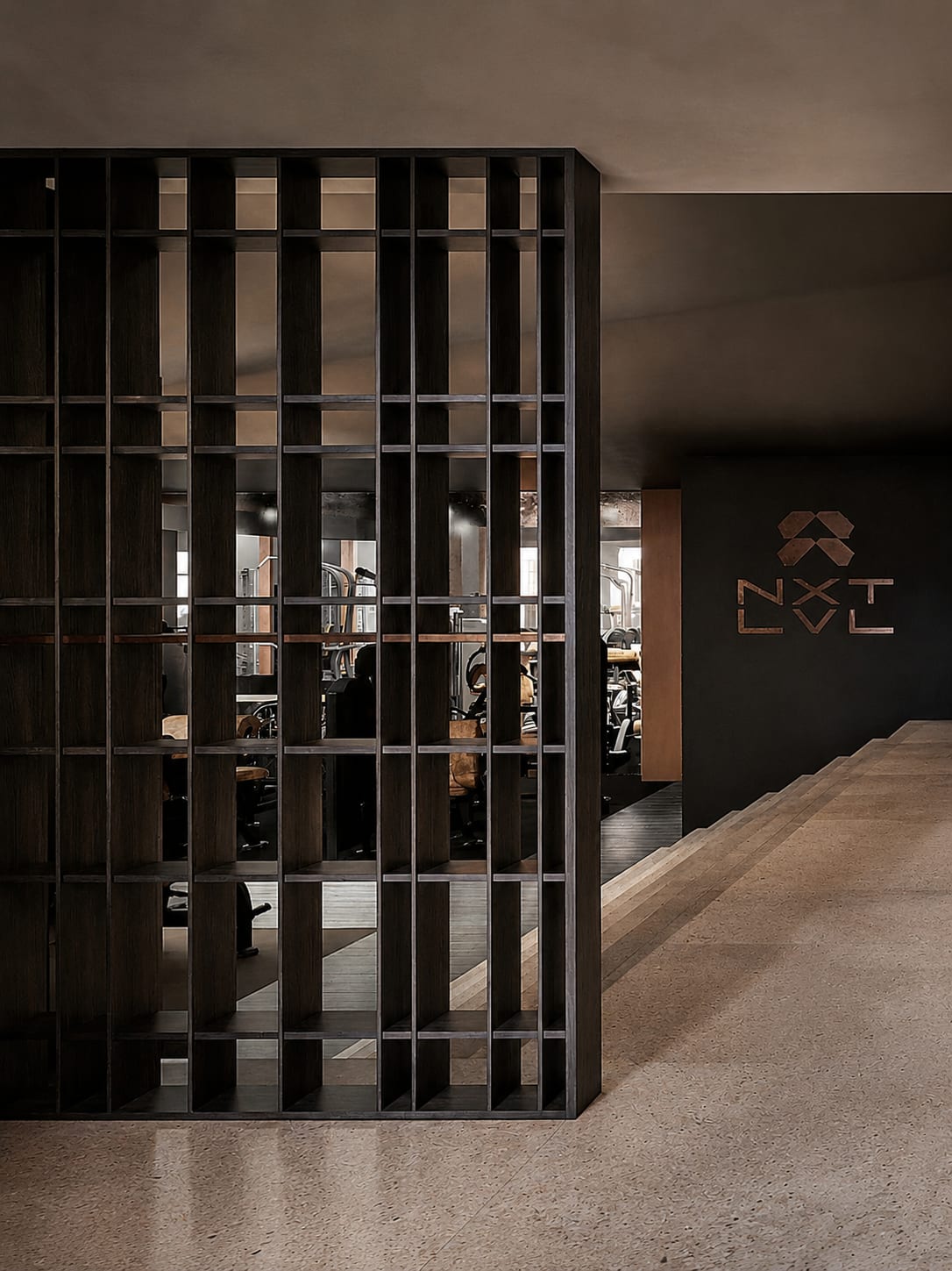 NXT LVL Club — vue 35, salle de sport par Créa'Home