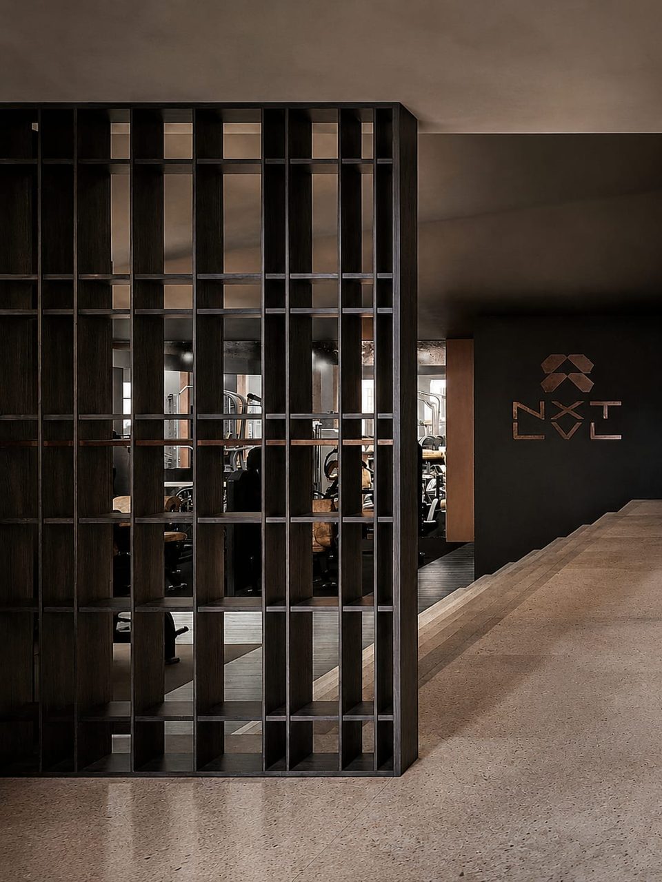 NXT LVL Club — vue 35, salle de sport par Créa'Home