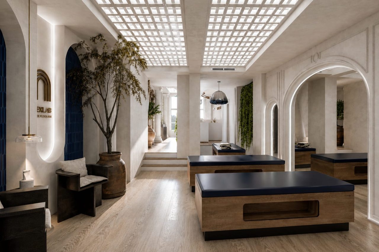 Flexlab Temple — vue 13, studio de bien-être par Créa'Home