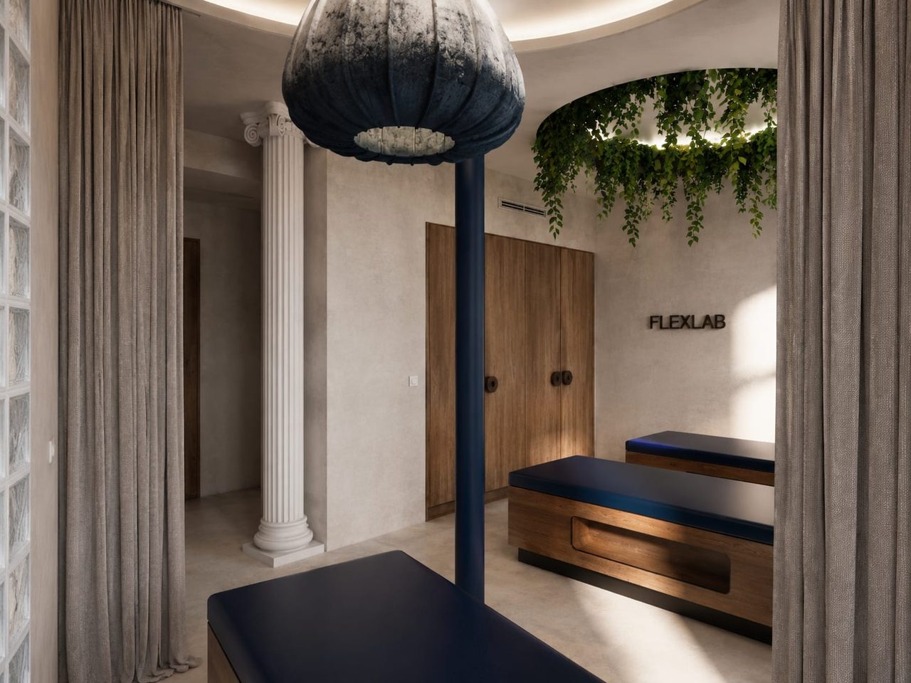 Flexlab Temple — vue 10, studio de bien-être par Créa'Home