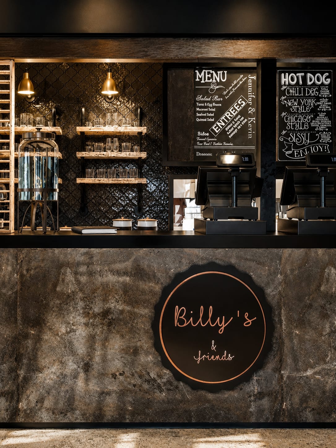 The Billy's — comptoir, restaurant par Créa'Home