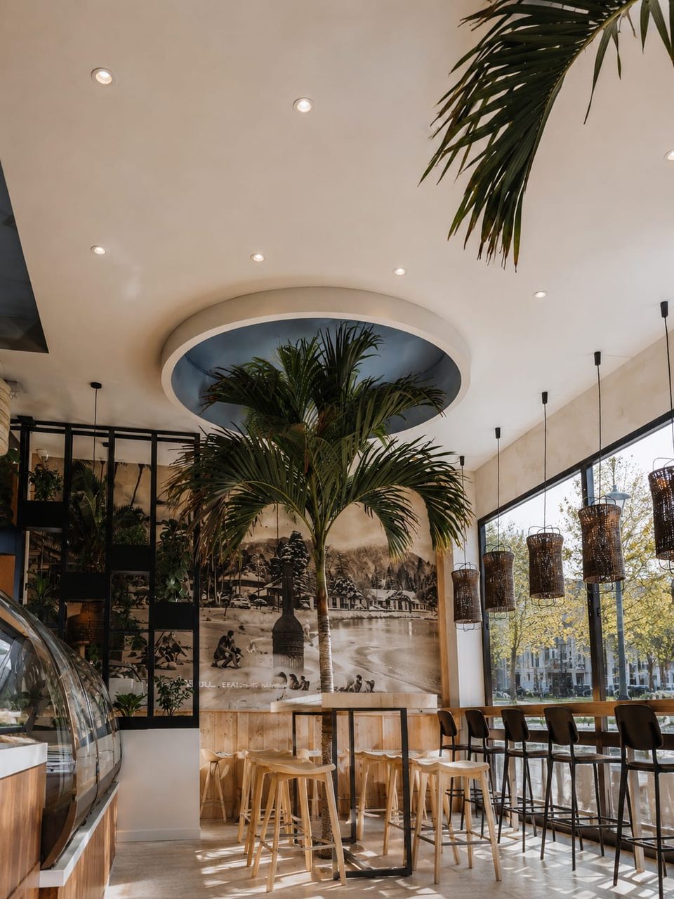 Poke & Tea — salle, restaurant par Créa'Home