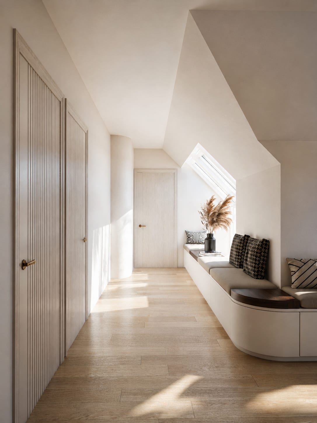 Clos Pecheret — couloir, rénovation de villa par Créa'Home