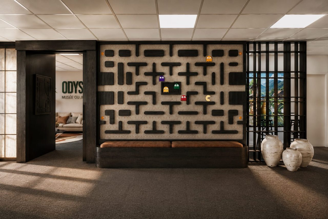 Odyssée — espace commun, musée par Créa'Home