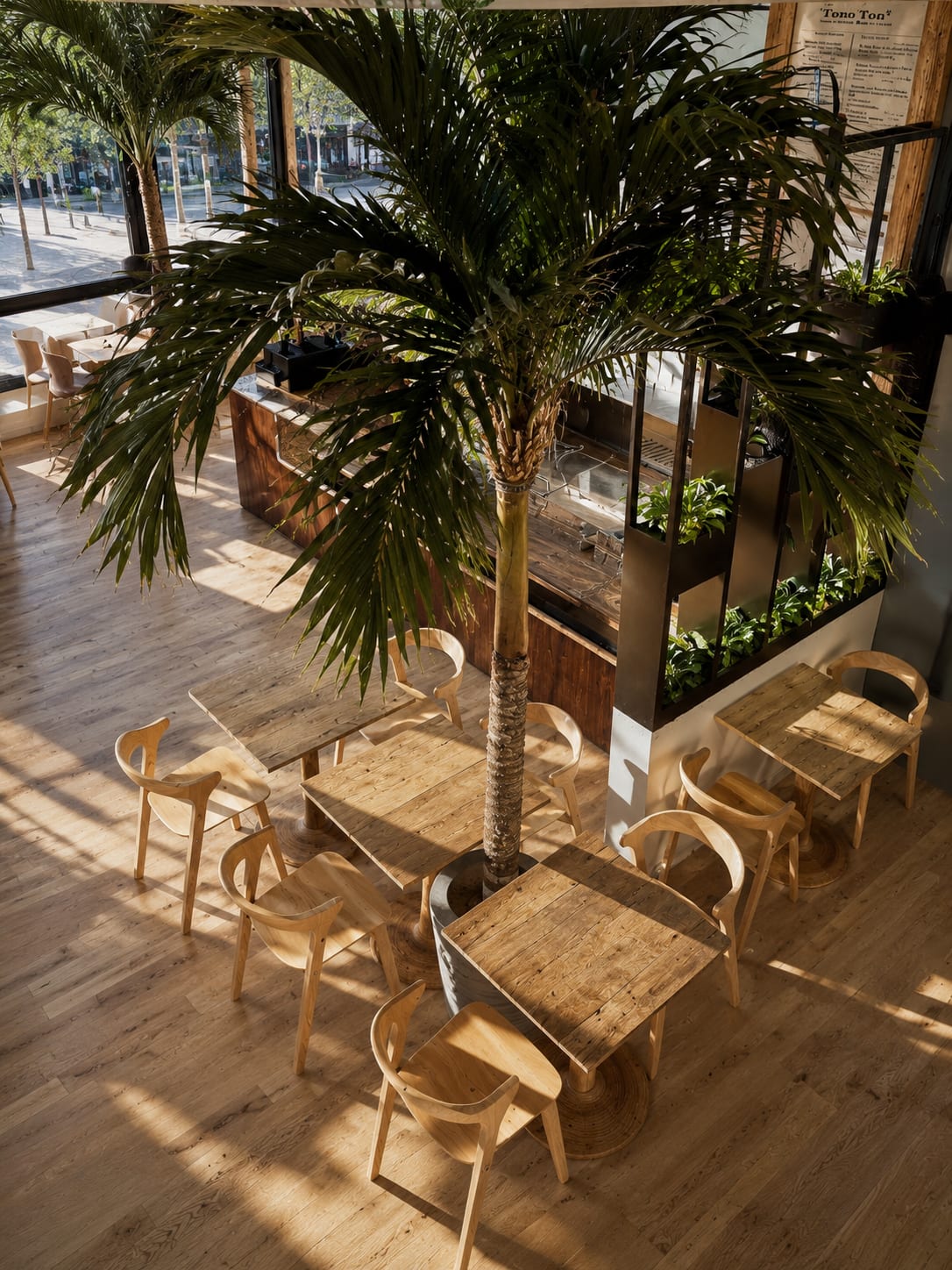 Poke & Tea — salle, restaurant par Créa'Home