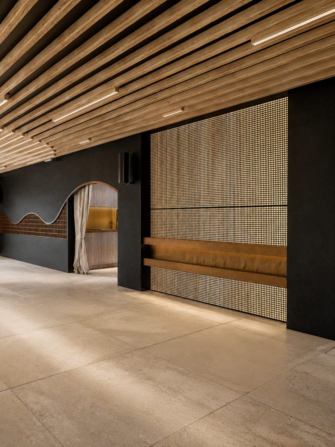 Clos Pecheret — couloir, rénovation de villa par Créa'Home