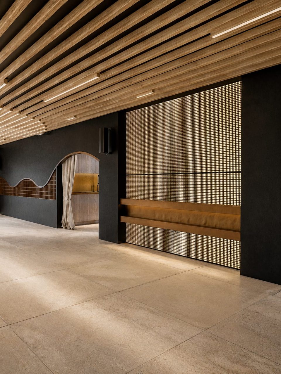 Clos Pecheret — couloir, rénovation de villa par Créa'Home