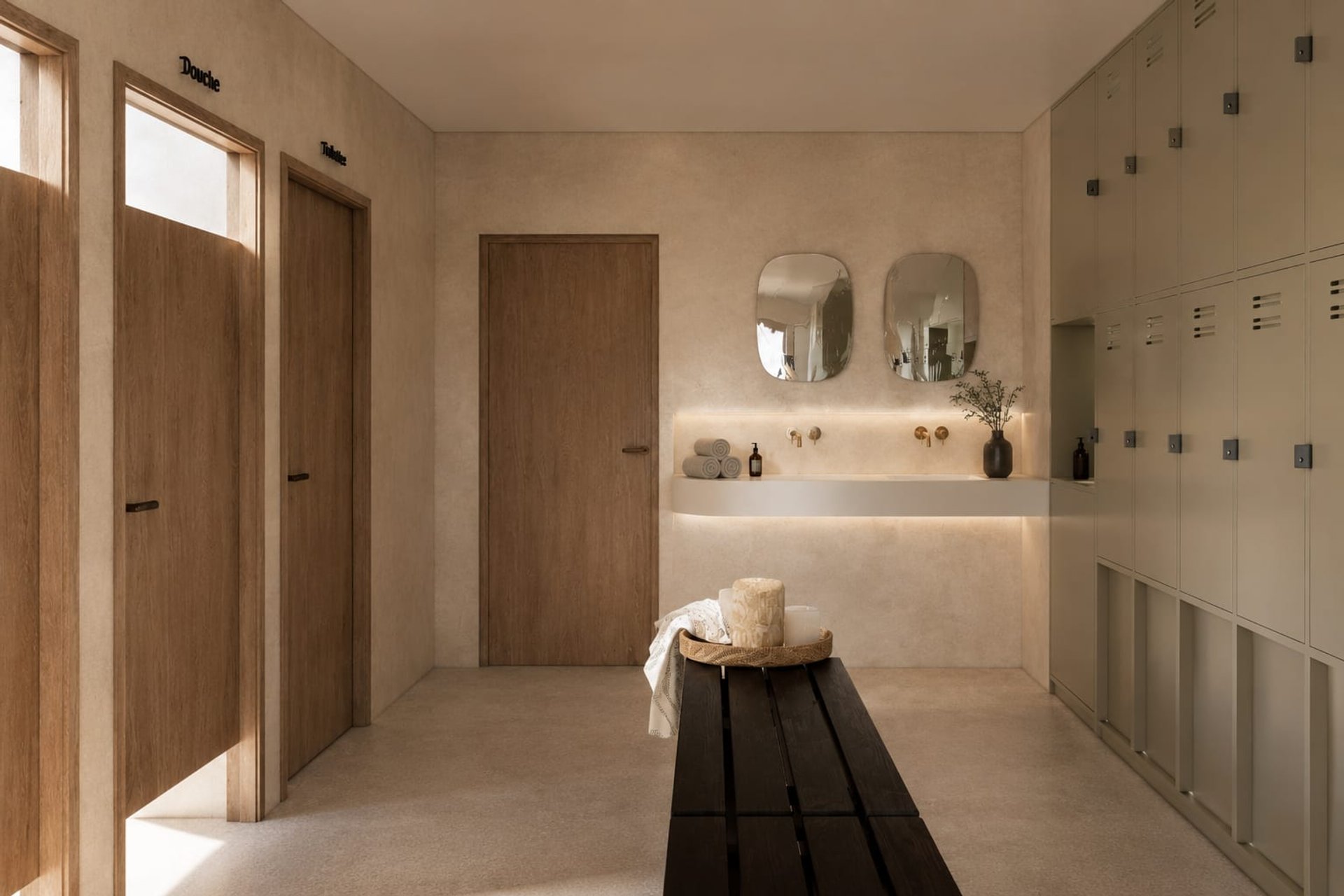Eden des Sens — vestiaires, spa par Créa'Home