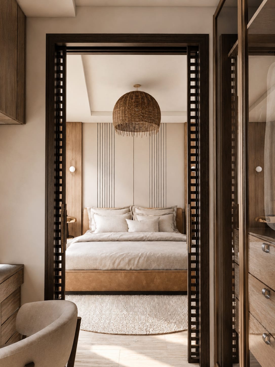 Agathe 501 — chambre, rénovation d'appartement par Créa'Home