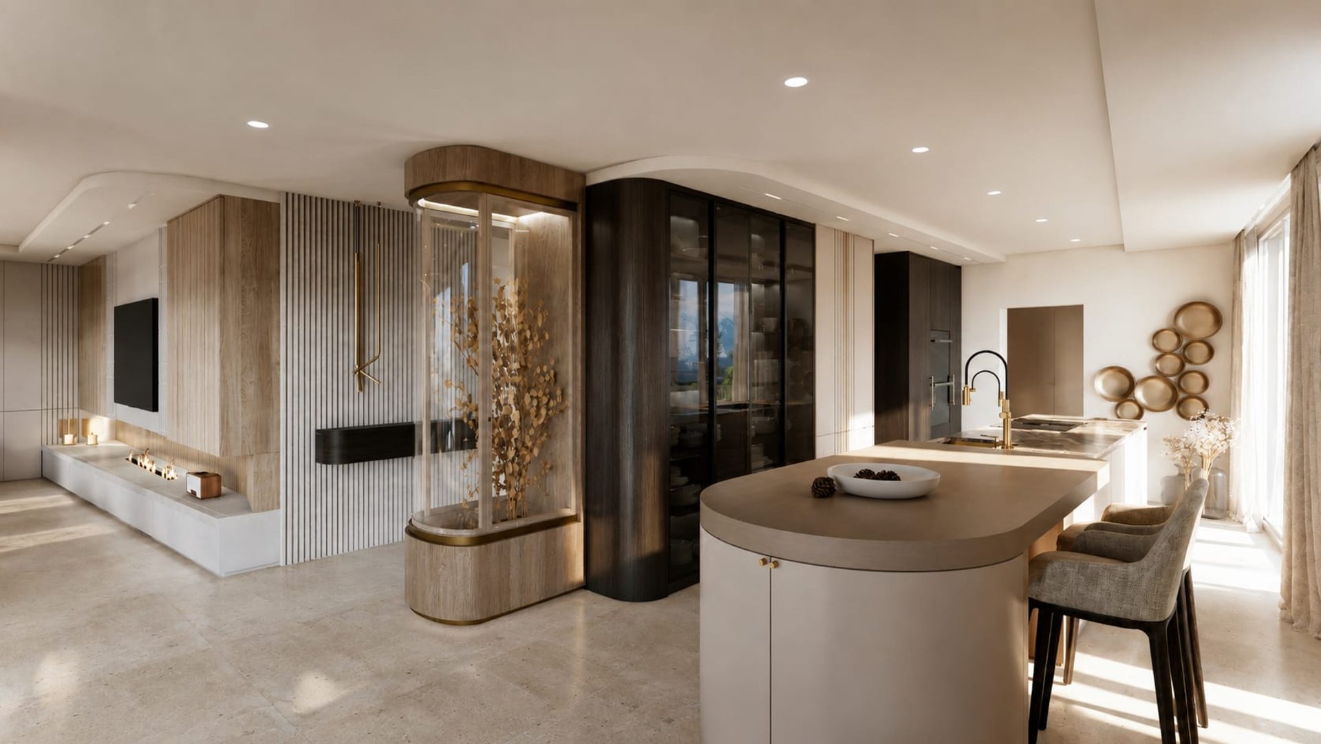 Agathe 501 — cuisine, rénovation d'appartement par Créa'Home