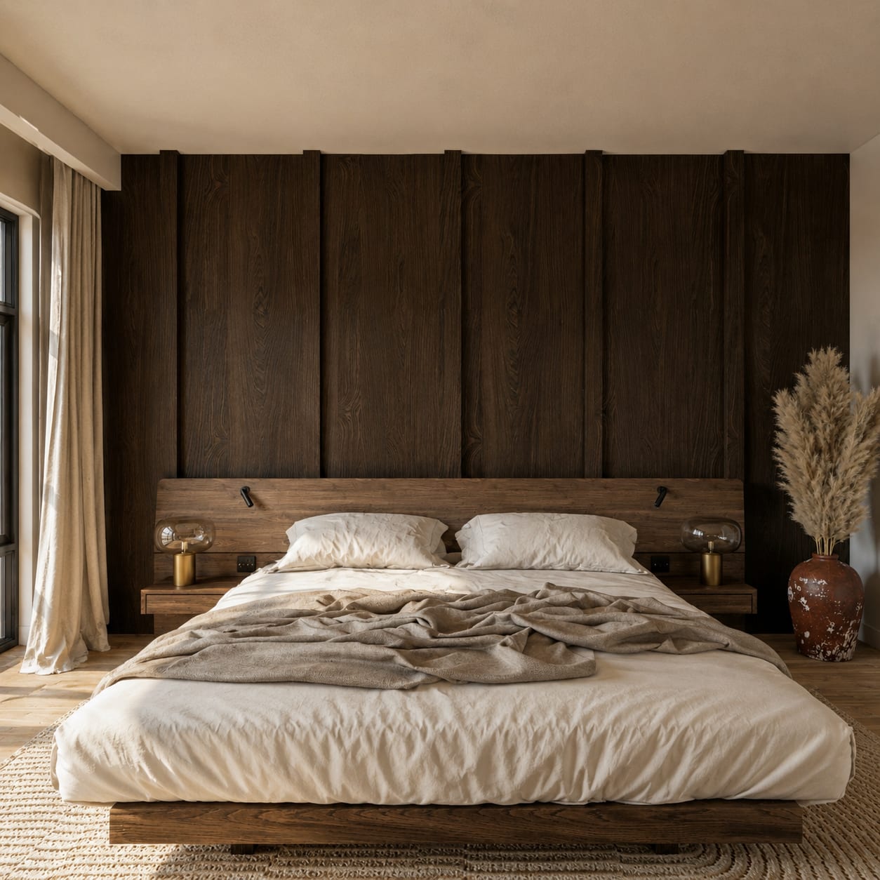 Ledru Rollin, Paris — chambre, rénovation d'appartement par Créa'Home