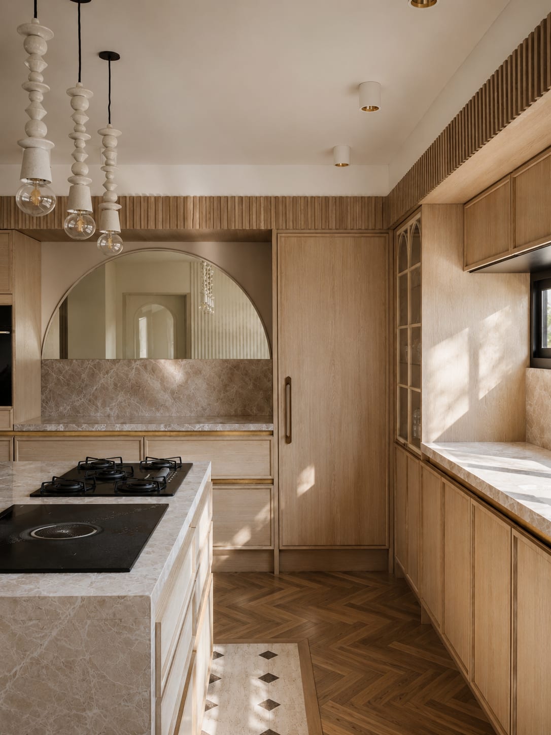 Villa Kerquessaud, La Baule — cuisine, rénovation de villa par Créa'Home