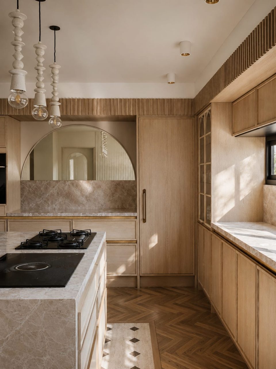 Villa Kerquessaud, La Baule — cuisine, rénovation de villa par Créa'Home