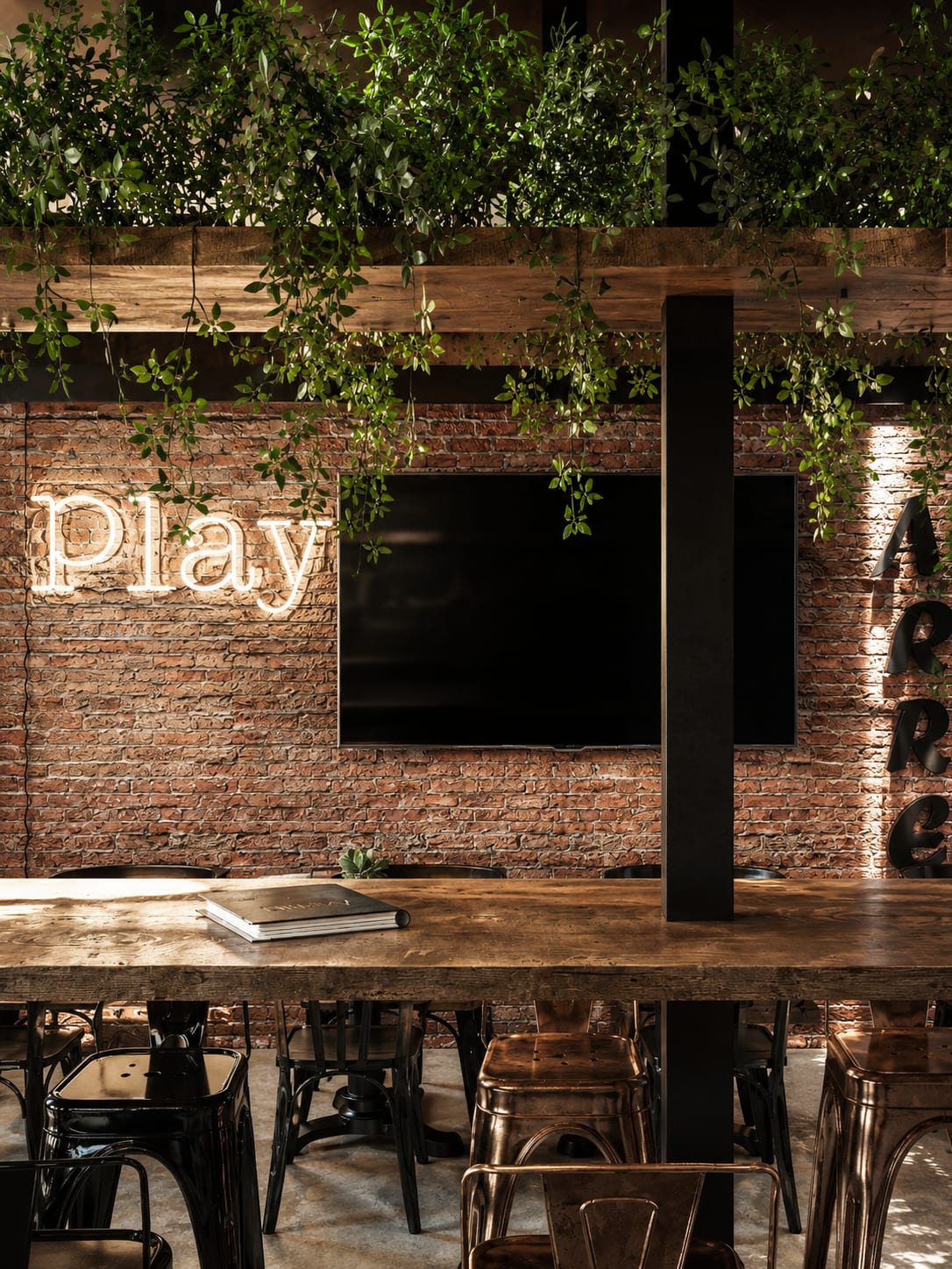 The Billy's — salle, restaurant par Créa'Home