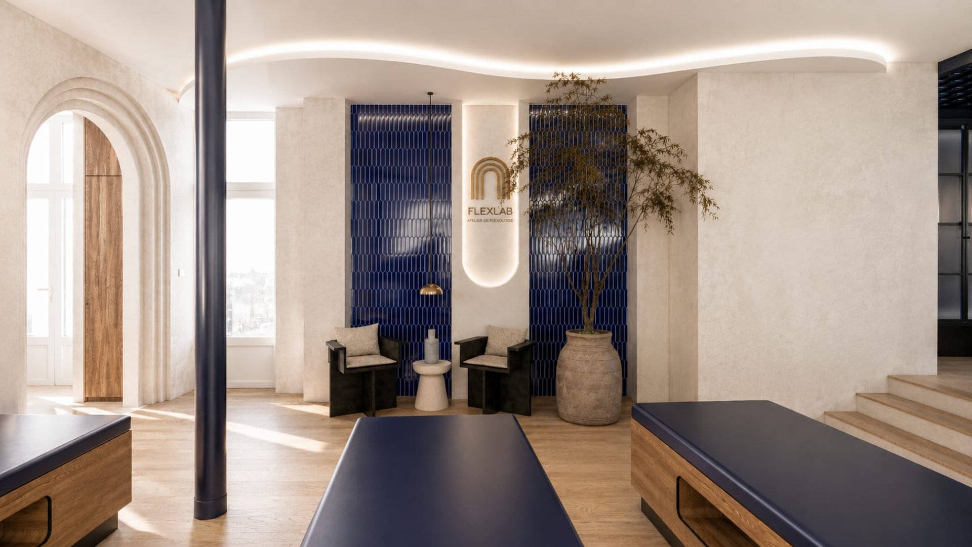 Flexlab — salle de soin, studio de bien-être par Créa'Home