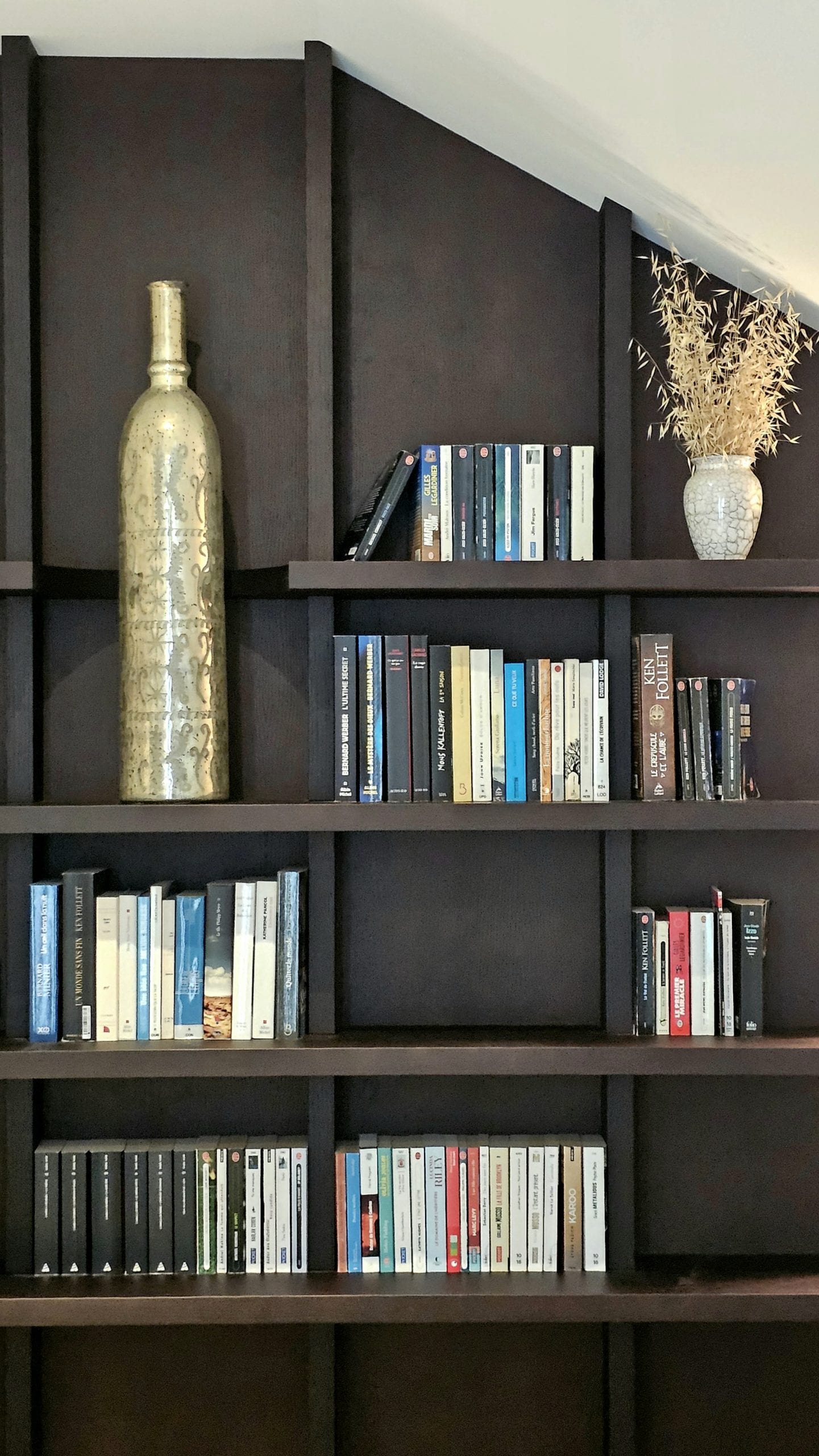 Salines, Le Pouliguen — bibliothèque, rénovation d'appartement par Créa'Home