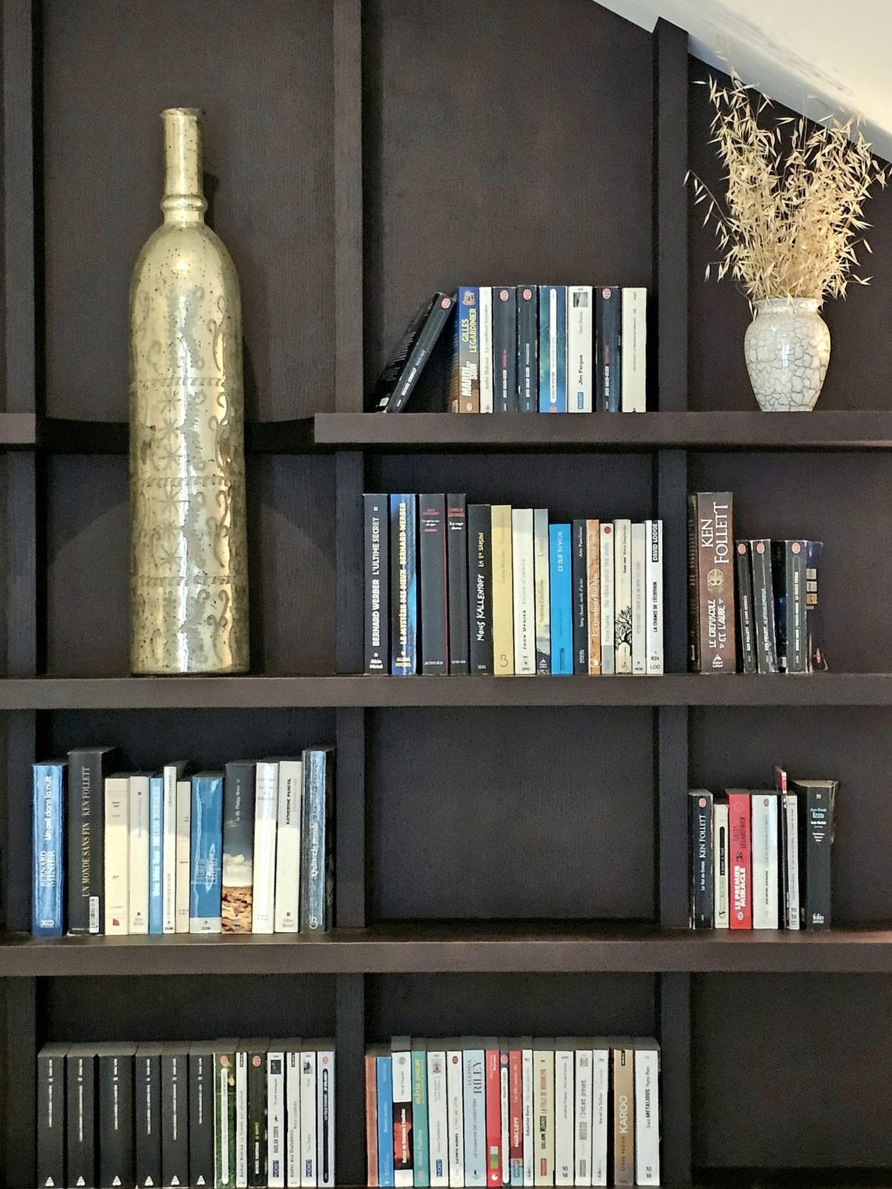 Salines, Le Pouliguen — bibliothèque, rénovation d'appartement par Créa'Home