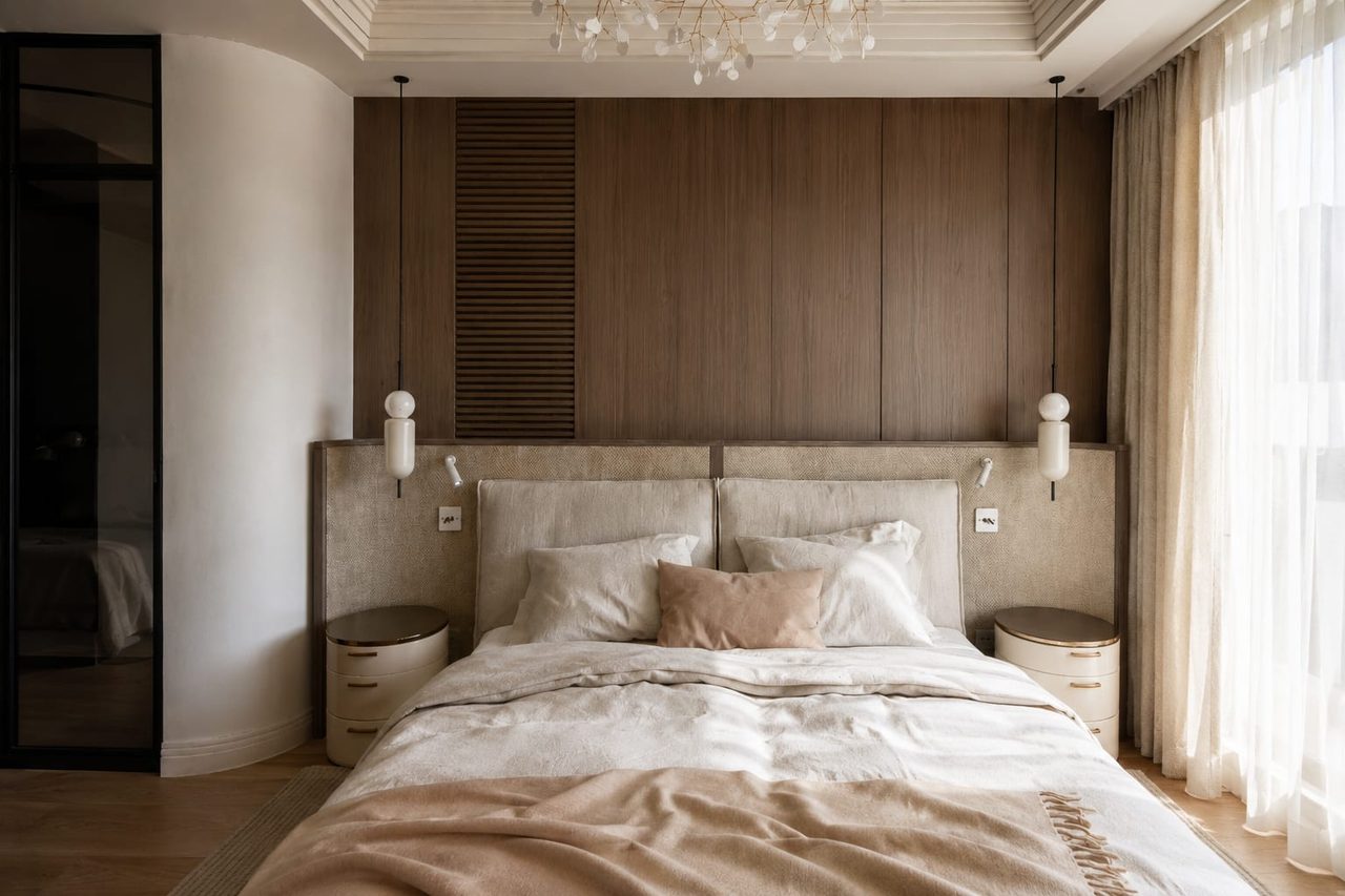 Wagram, Paris — chambre, rénovation d'appartement par Créa'Home