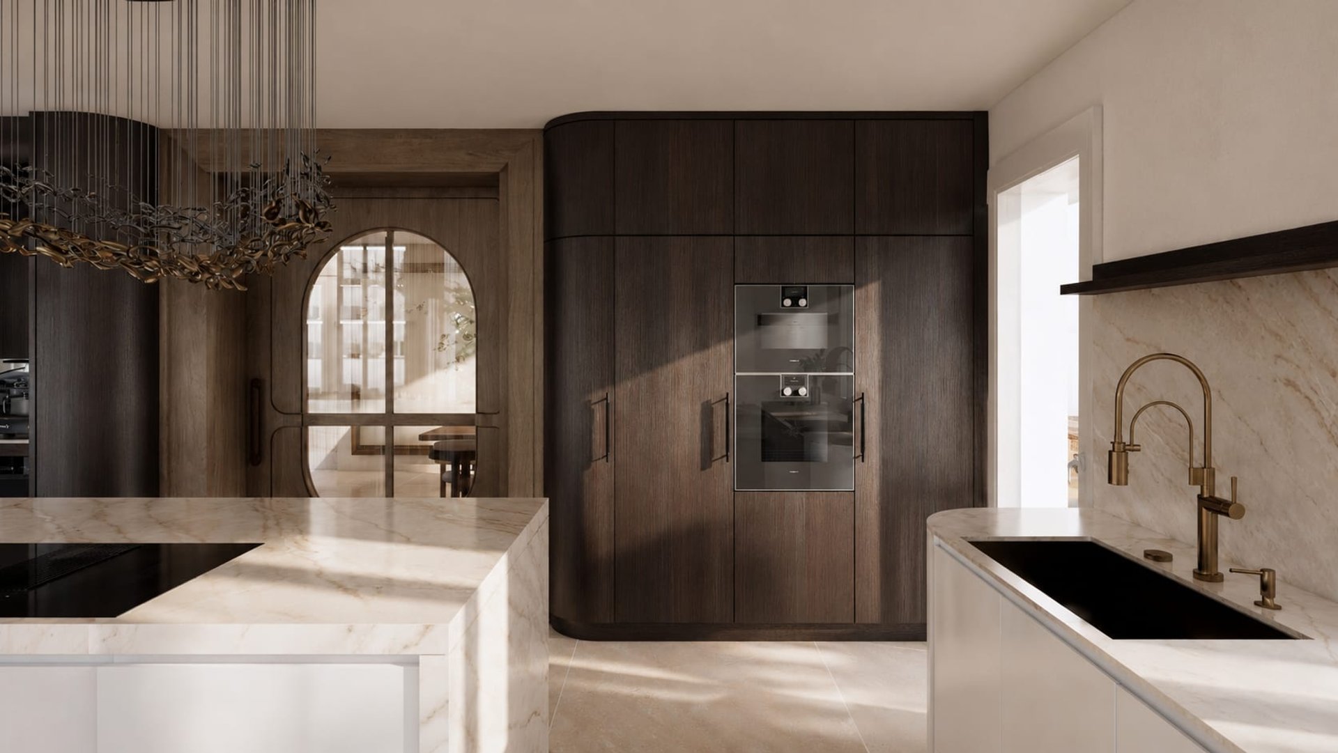 Clos Pecheret — cuisine, rénovation de villa par Créa'Home