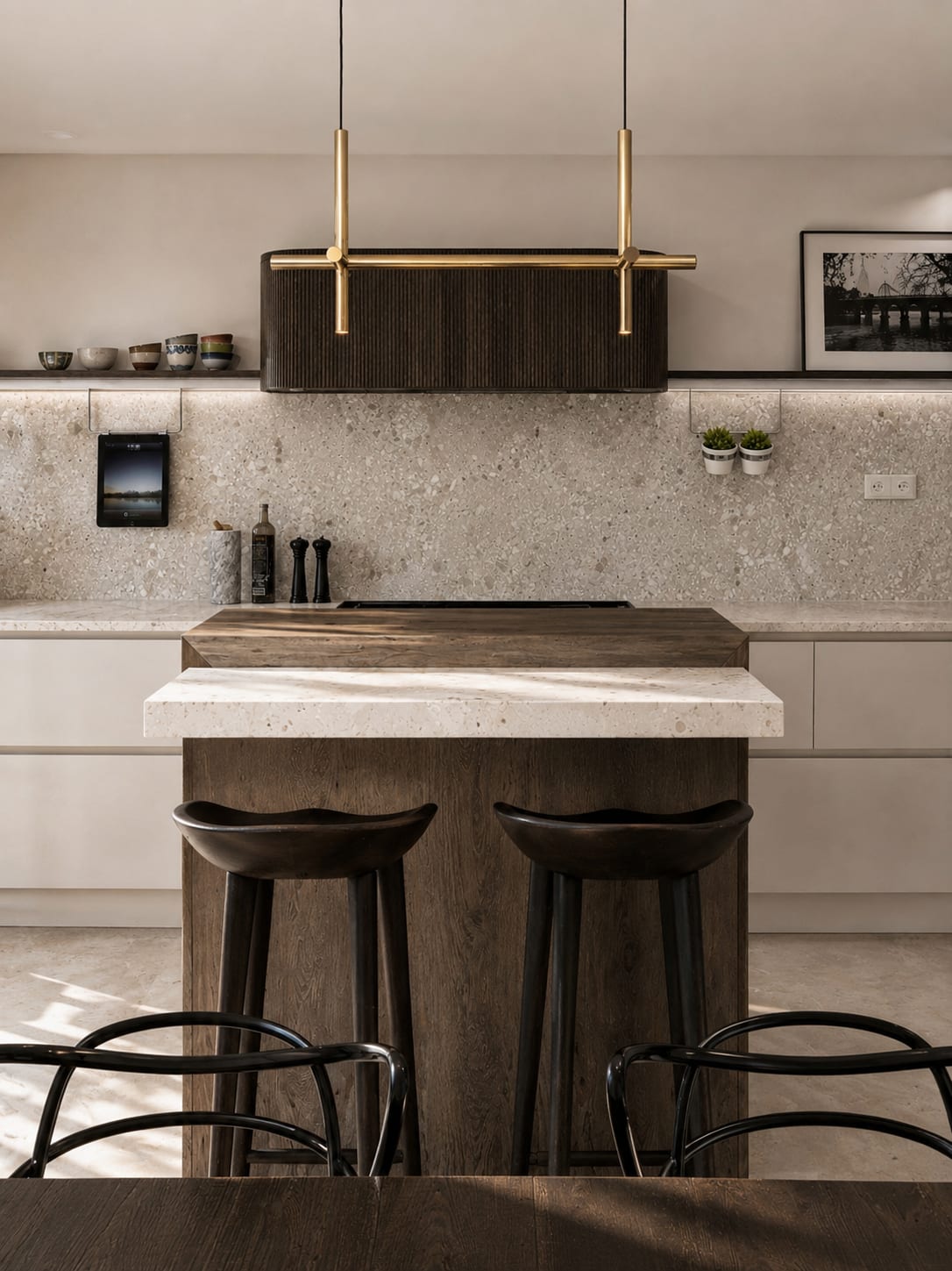Auguste Mounié — cuisine, rénovation d'appartement par Créa'Home