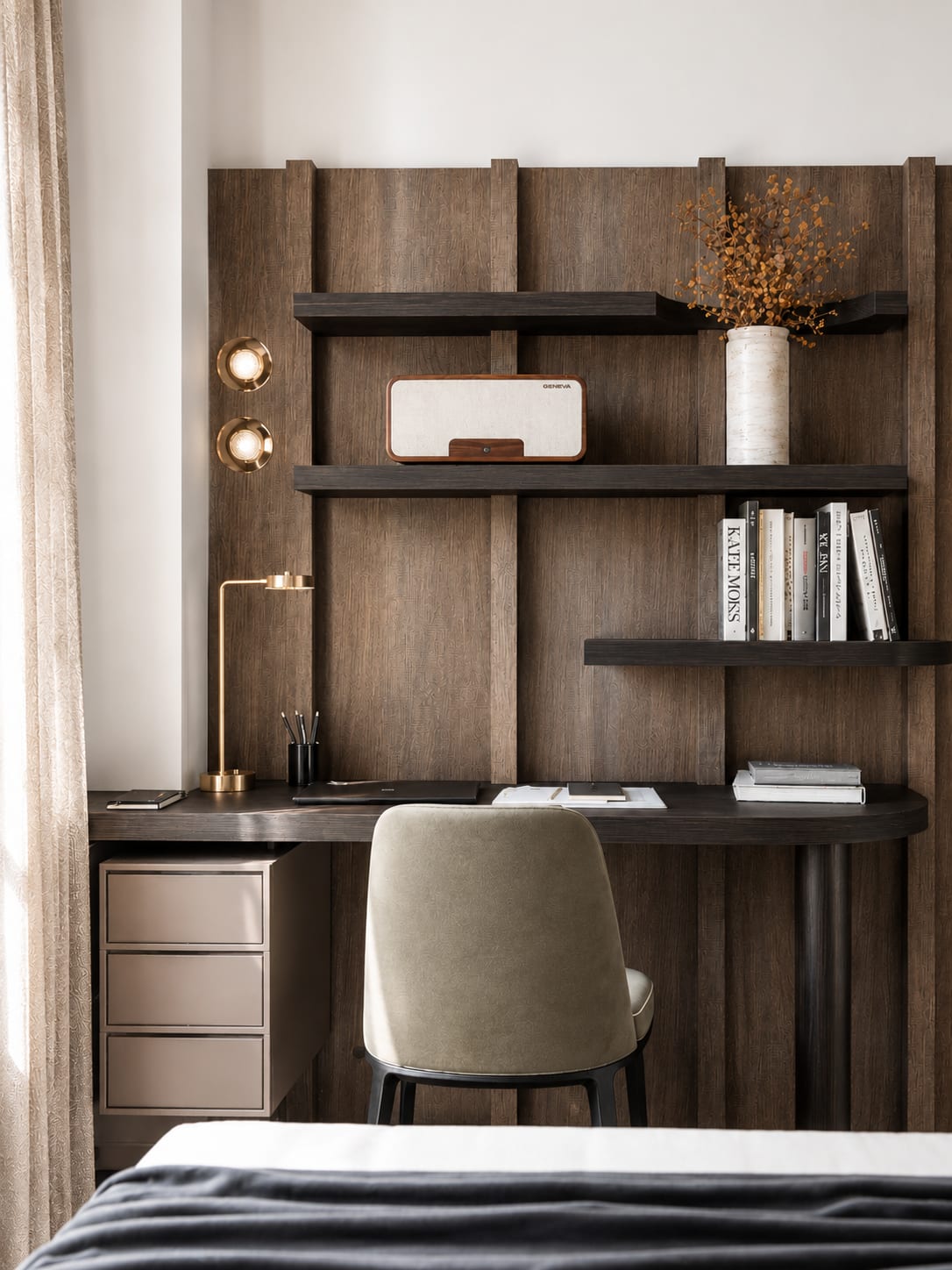 Villa Saint Maur — bureau, rénovation de villa par Créa'Home