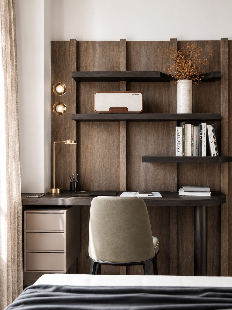Villa Saint Maur — bureau, rénovation de villa par Créa'Home