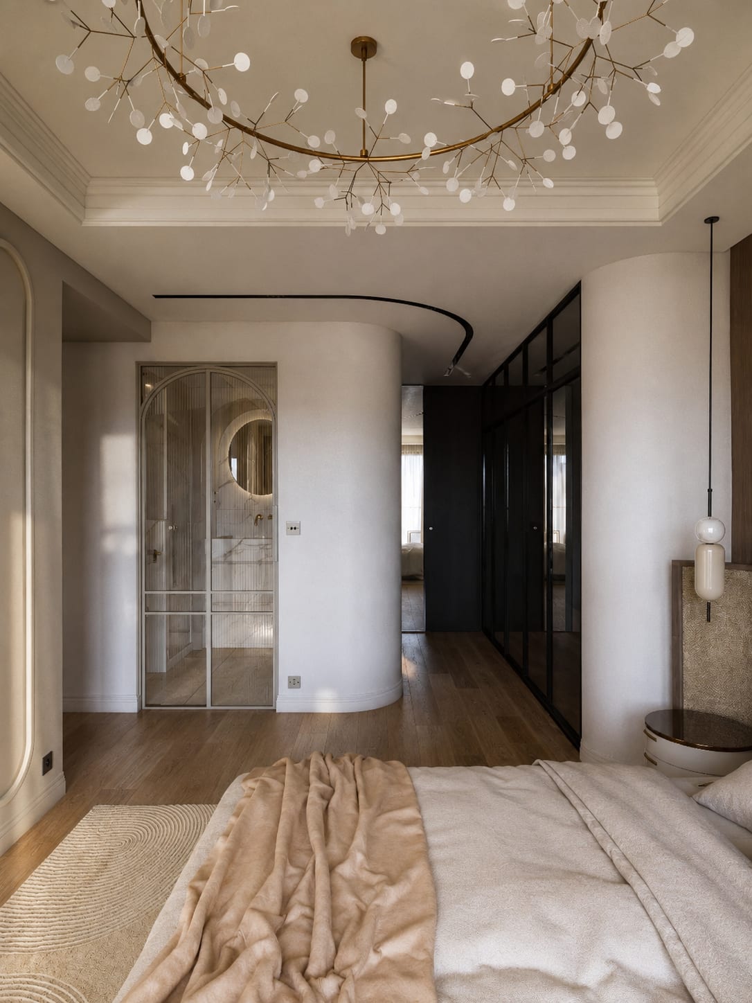 Wagram, Paris — chambre, rénovation d'appartement par Créa'Home