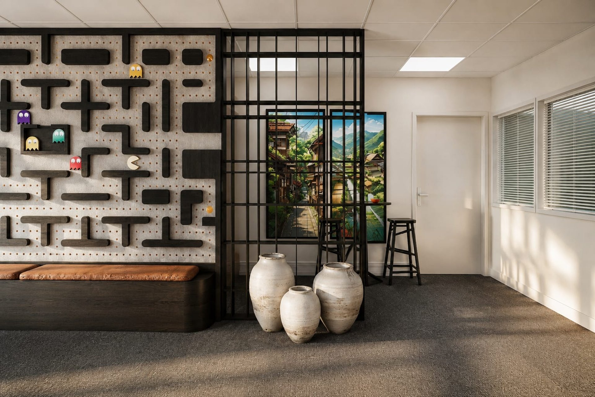 Odyssée — espace commun, musée par Créa'Home