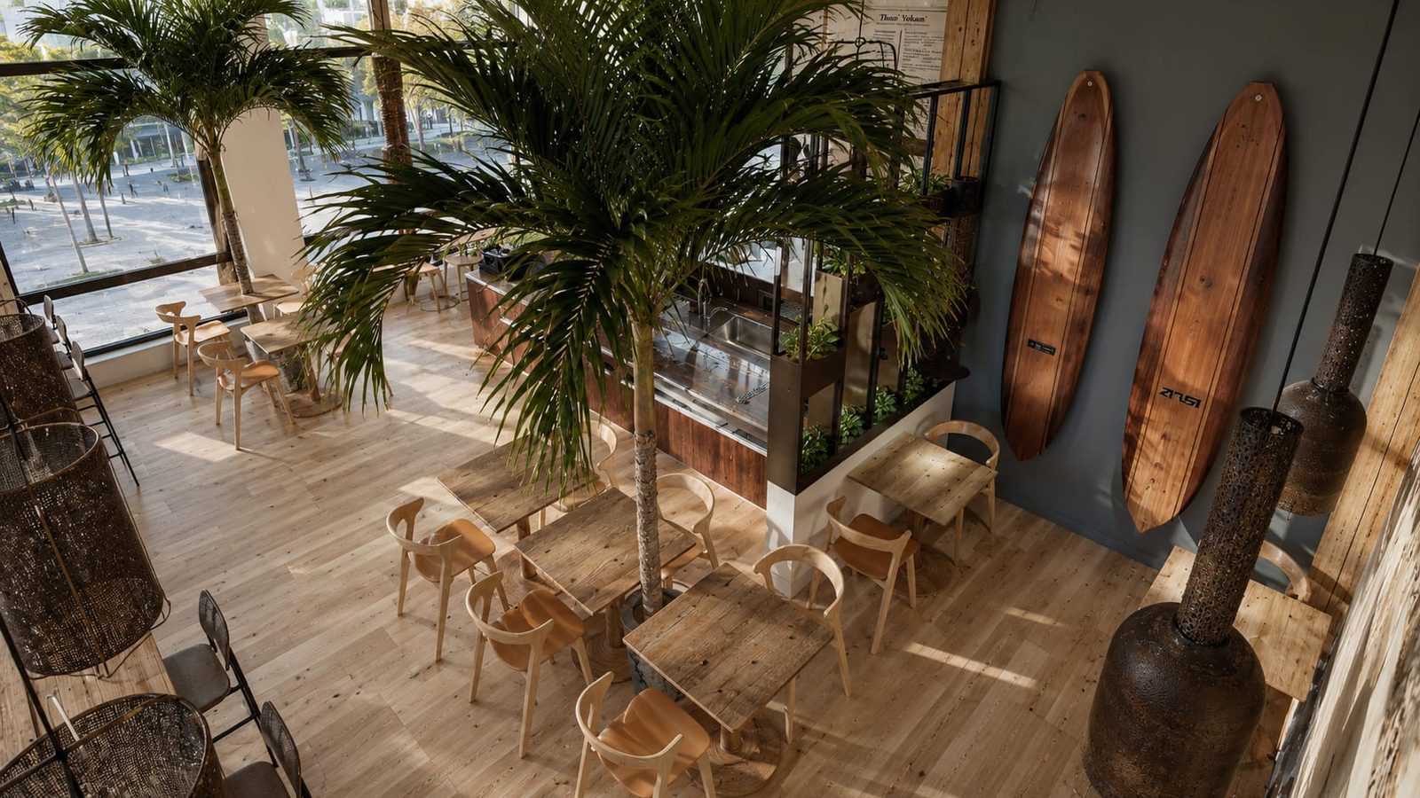 Poke & Tea — salle, restaurant par Créa'Home