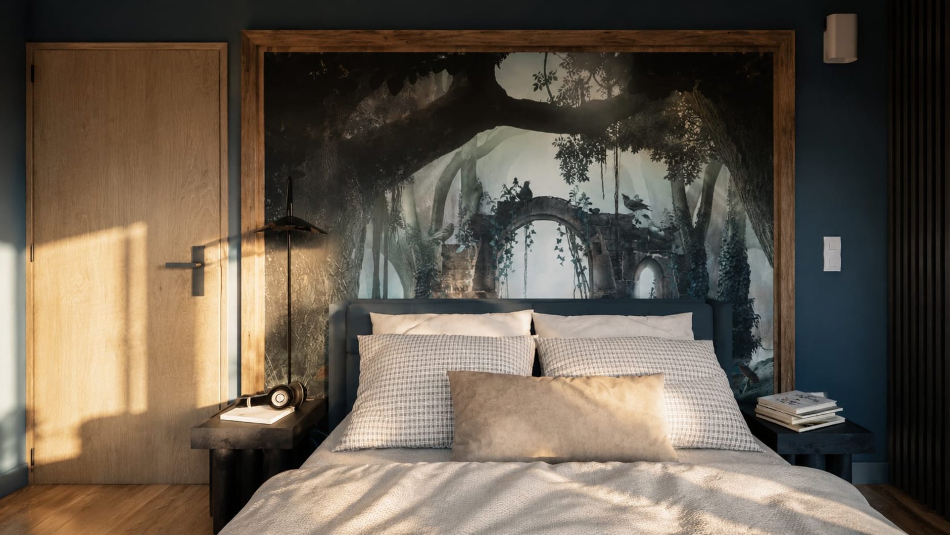 Villa Eden — chambre, rénovation de villa par Créa'Home