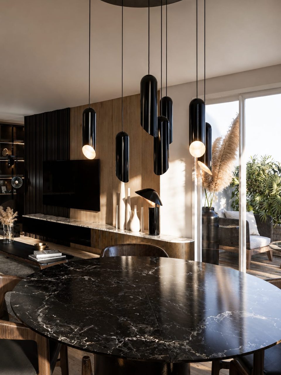 Auguste Mounié — salle à manger, rénovation d'appartement par Créa'Home