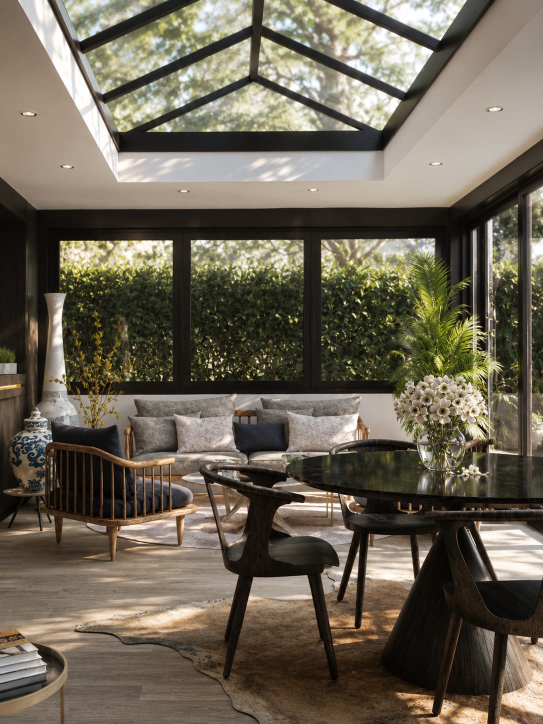 River Chan — vue 10, pool house & extension par Créa'Home