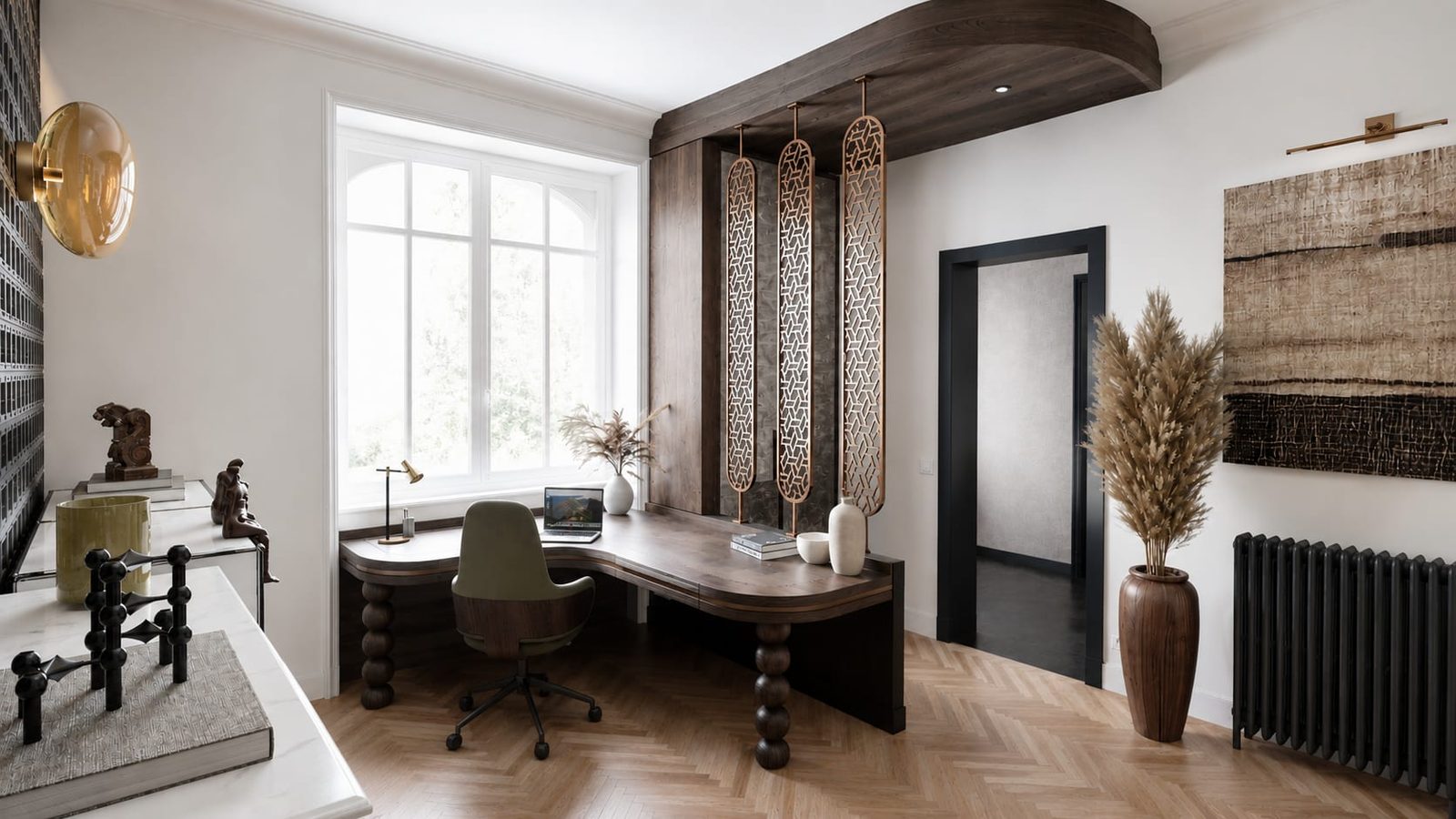Rue du Temple, Paris — bureau, rénovation d'appartement par Créa'Home