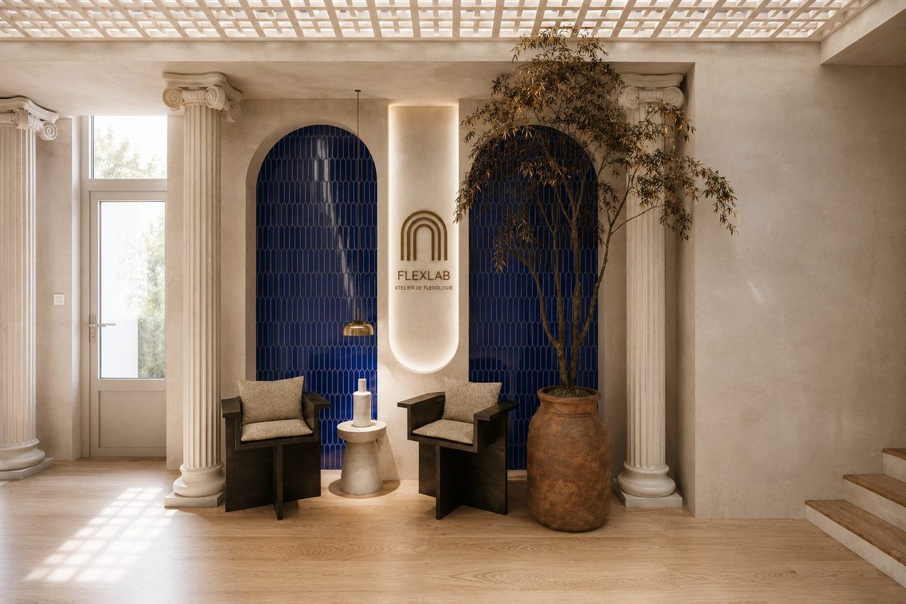 Flexlab Temple — vue 16, studio de bien-être par Créa'Home