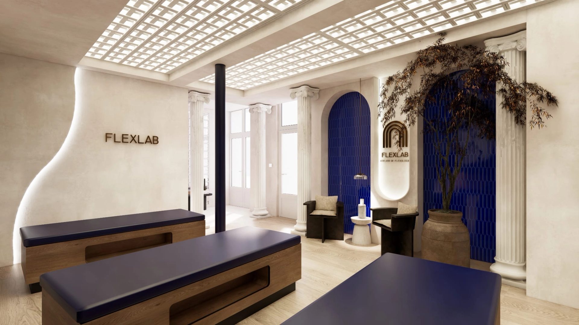 Flexlab Temple — vue 18, studio de bien-être par Créa'Home