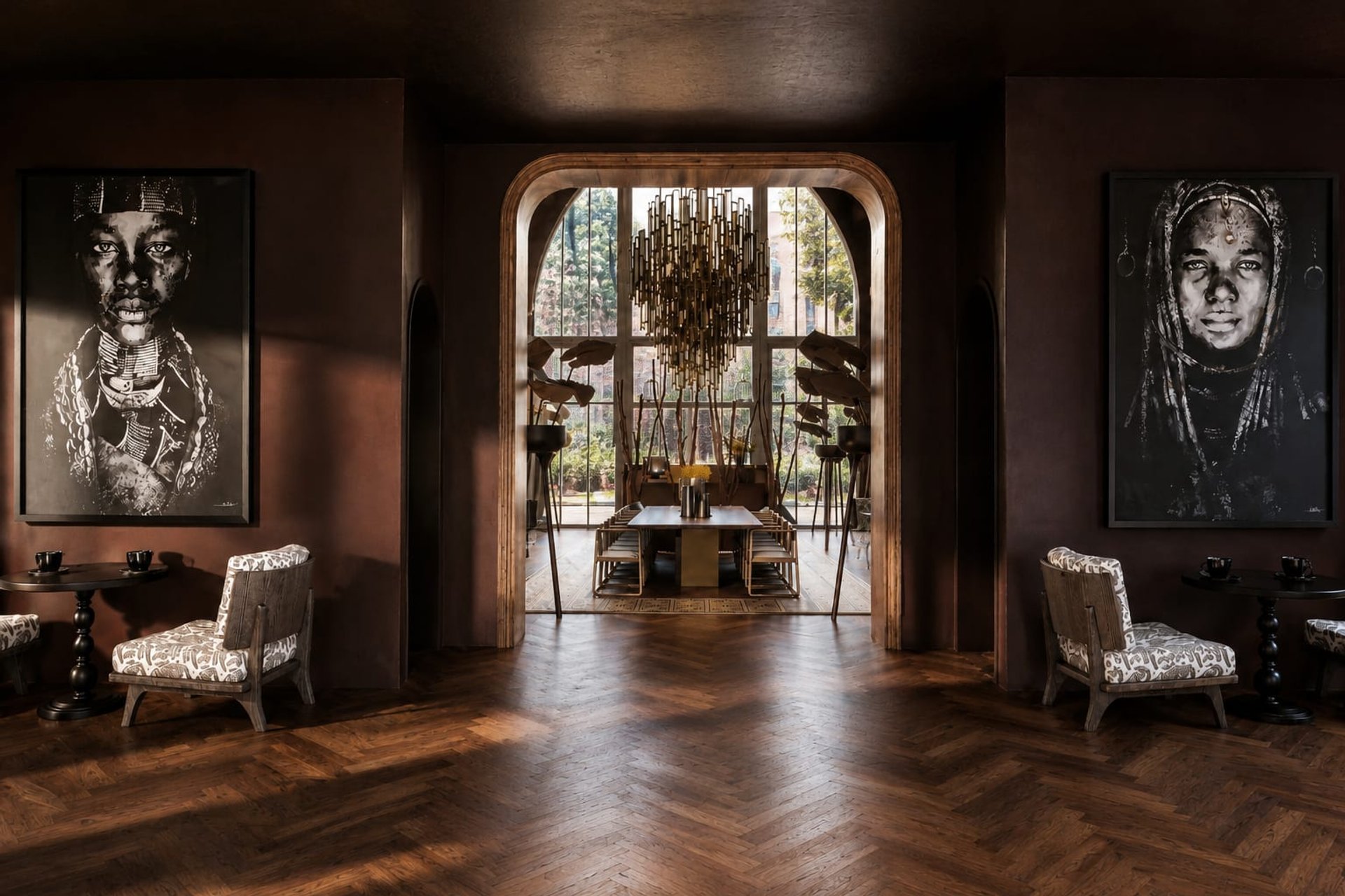 Oshun — salon, restaurant par Créa'Home
