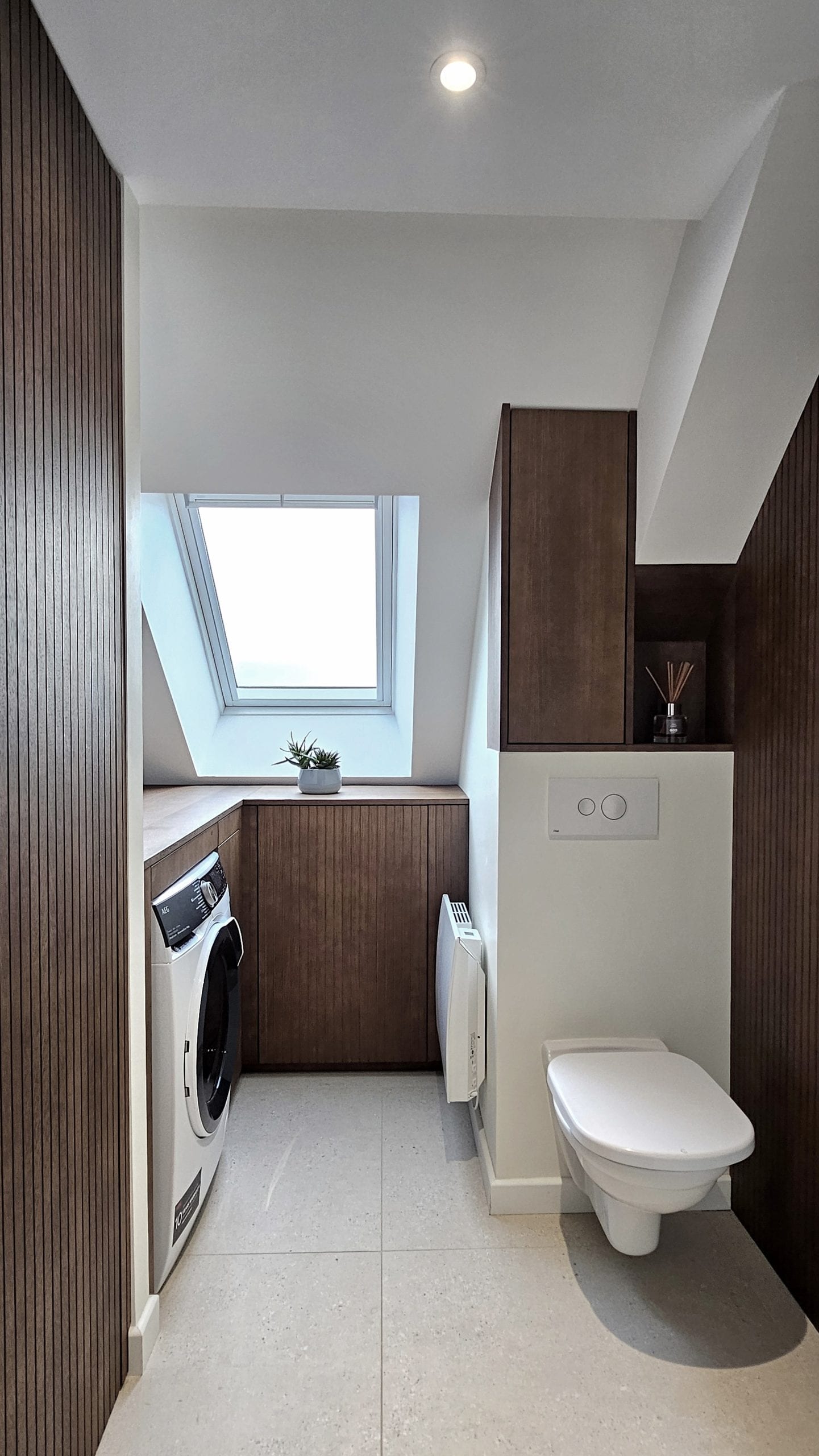 Salines, Le Pouliguen — salle d'eau, rénovation d'appartement par Créa'Home