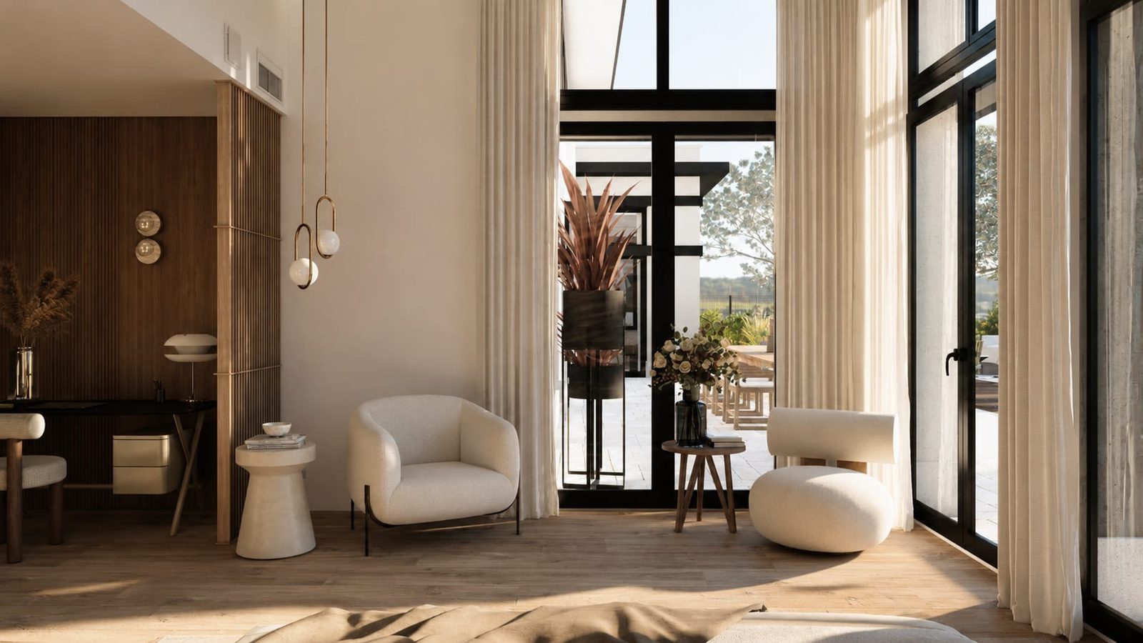 Villa Eden — séjour, rénovation de villa par Créa'Home