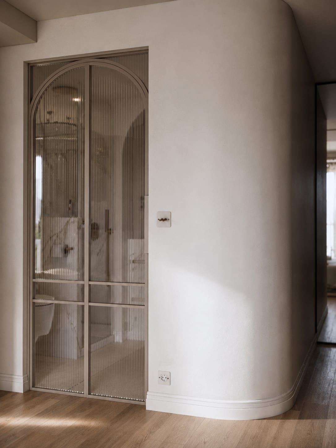 Wagram, Paris — couloir, rénovation d'appartement par Créa'Home