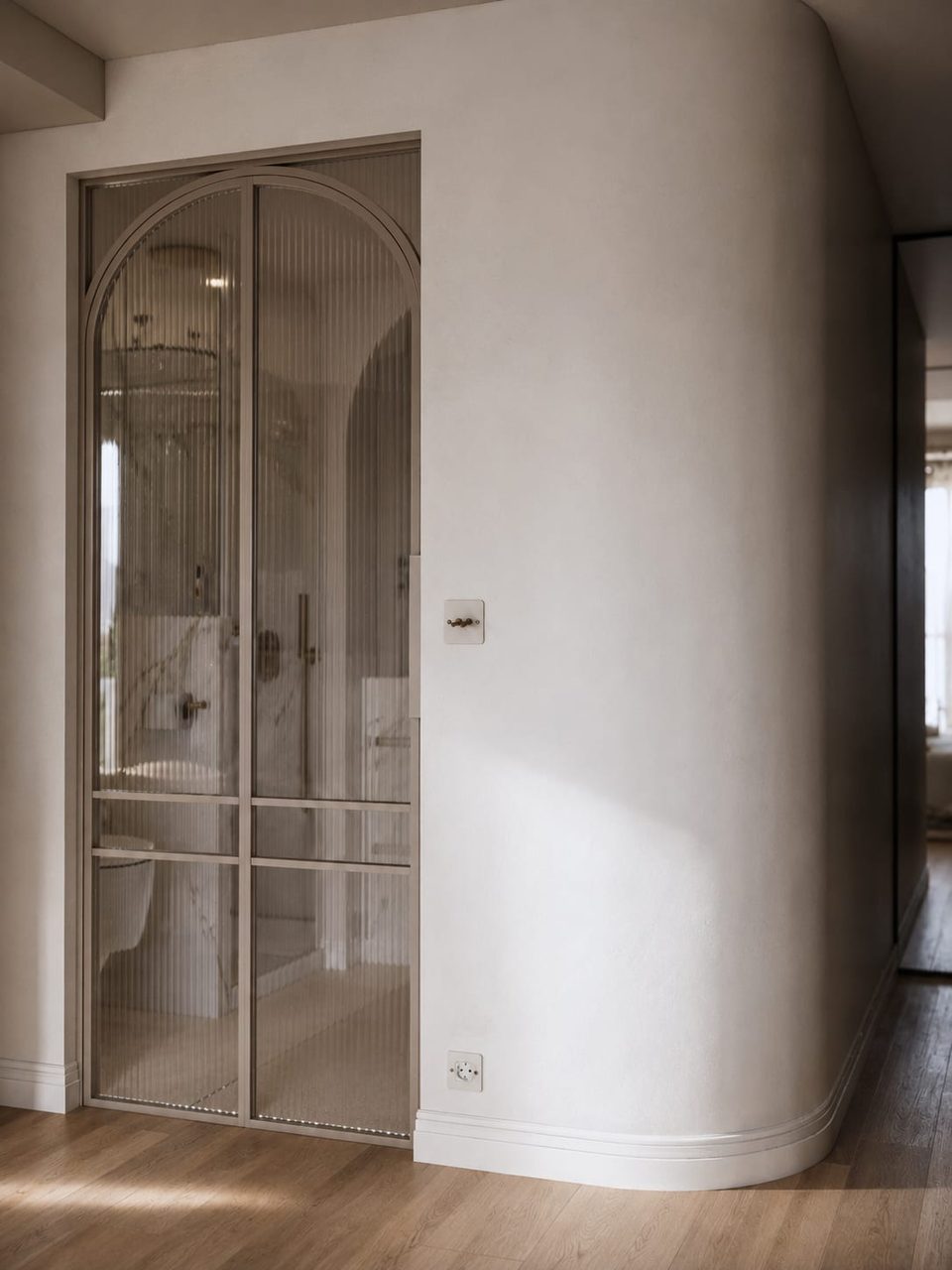 Wagram, Paris — couloir, rénovation d'appartement par Créa'Home