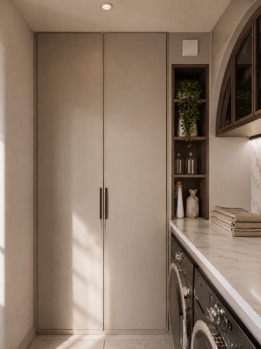Wagram, Paris — buanderie, rénovation d'appartement par Créa'Home