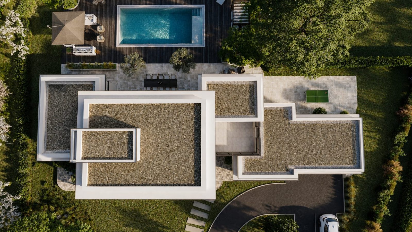Villa Eden — extérieur, rénovation de villa par Créa'Home