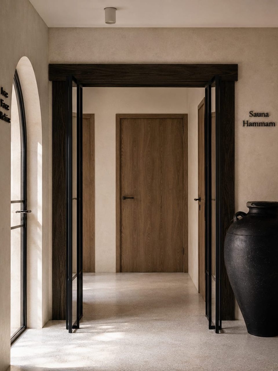 Eden des Sens — couloir, spa par Créa'Home