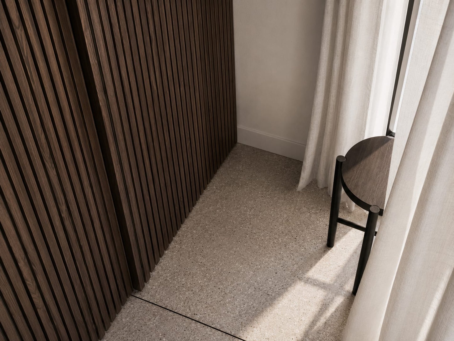 Ledru Rollin, Paris — couloir, rénovation d'appartement par Créa'Home
