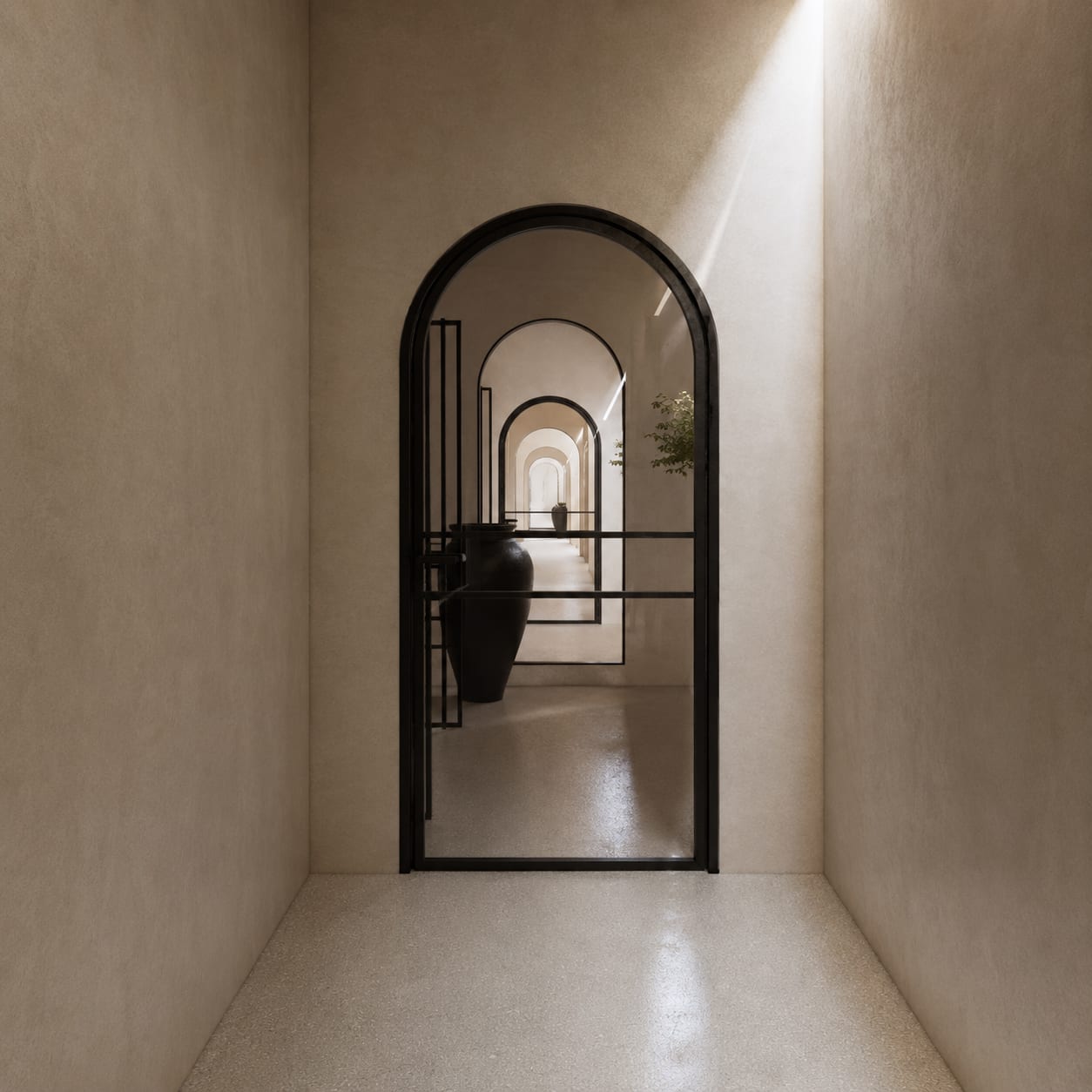 Eden des Sens — couloir, spa par Créa'Home