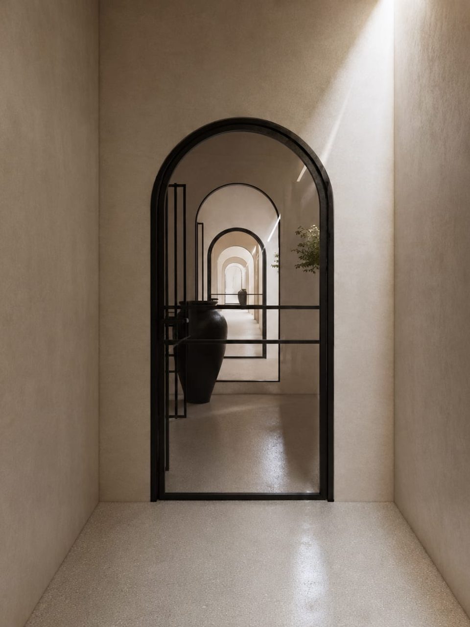 Eden des Sens — couloir, spa par Créa'Home