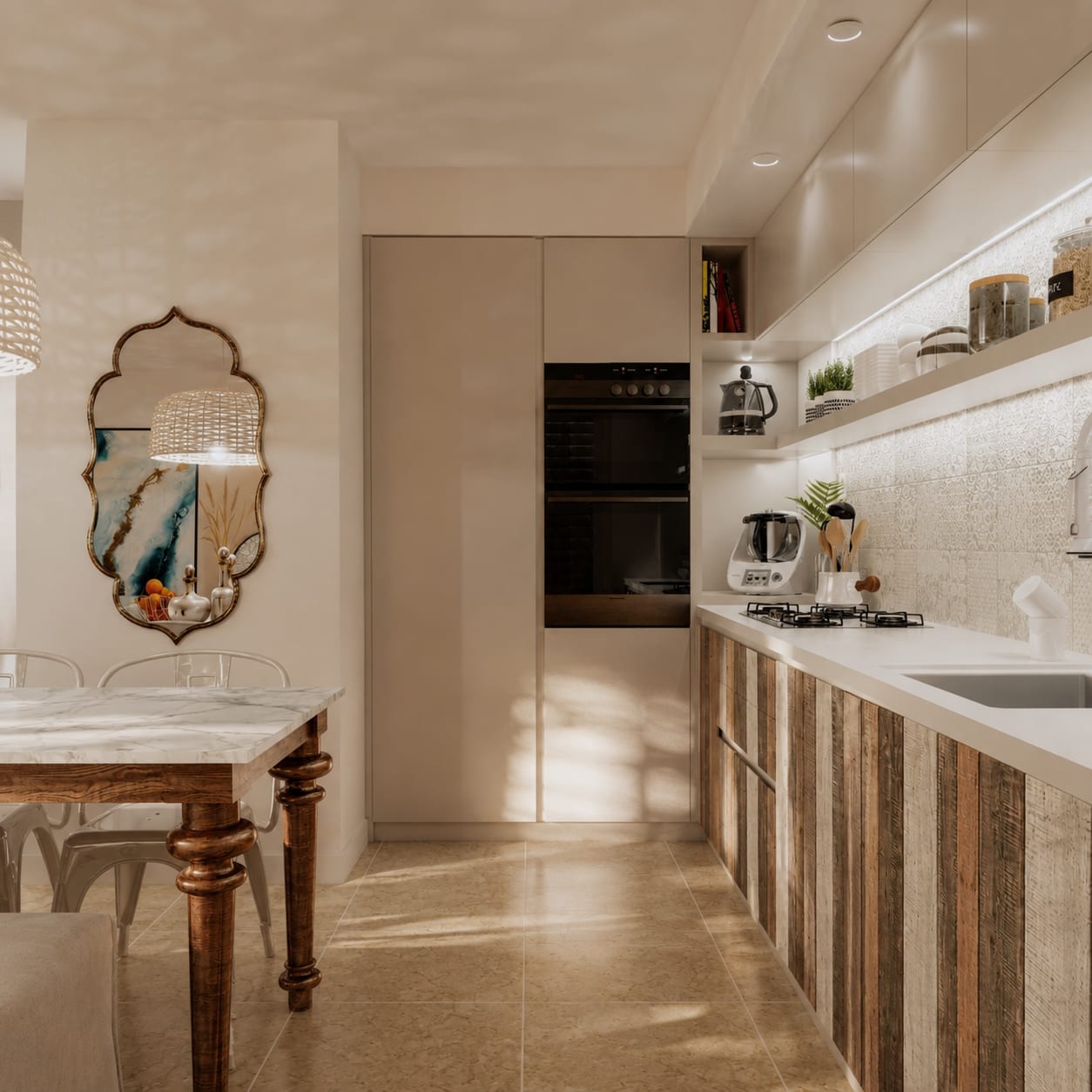 Tangier — vue 24, rénovation d'appartement par Créa'Home